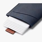 Bellroy 超薄皮夾 卡夾 優質皮革-深海藍, , large