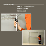 【Y HOUSE】150x45x180cm Super heavy-duty three-layer double-rod hanger with middle reinforcement for wardrobe, , large