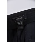 (XL) mango條紋黑色長褲二手衣, , large