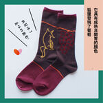 ST05 不對稱故事襪 【伊索寓言】狐狸與葡萄-1雙/組, , large