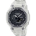 CASIO 卡西歐 G-SHOCK 透明特別版 八角 電子錶 GA-2100SKE-7A, , large