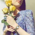 CITIZEN 星辰 XC African Roses聯名 限量鈦金屬光動能電波女錶 ES9447-51A, , large