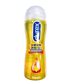 【杜蕾斯 durex】依蘭依蘭調情2合一 按摩情趣潤滑劑