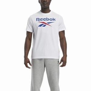 Reebok Identity Big Logo Tee 男 短袖 上衣 T恤 白 [100037049]