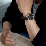 CITIZEN 星辰 限量光動能電波萬年曆手錶 CB0158-10H, , large
