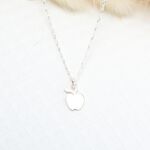 【Angel & Me】Cute apple s925 sterling silver necklace Birthday gift, , large