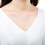 Tree of Life s925 sterling silver 18k Rose gold-plated necklace gift, , large