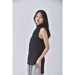 (S) adidas質感無袖黑色上衣二手衣, , large
