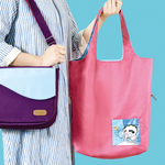Eco-friendly Dual-Color Reversible tote bag (Ballet slippers), , large