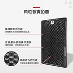 蟎著媽 適用 夏普SHARP KC-JD50T-W KC-JH50T-W FZ-D40HFE FZ-D40DFE 空氣清淨機 濾網, , large