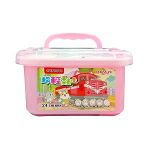 24-Color Ultra-Light Clay &ndash; Pink Case