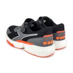 DIADORA迪亞多那 大童輕量跑鞋 童運動鞋 魔鬼氈 寬楦 保護後跟 輕量 吸震 減壓 抗菌 除臭 防滑 黑灰 藍粉, , large