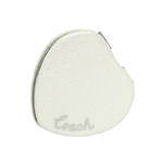 COACH Logo 標誌亮片愛心造型鏡子/白色, , large