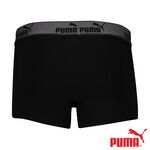 PUMA 平口內褲 3件組 彪馬 跳豹 男內褲 平角內褲 修身 防捲邊 貼合 耐穿 柔軟 棉質 透氣 抗菌 黑 深灰 灰, , large