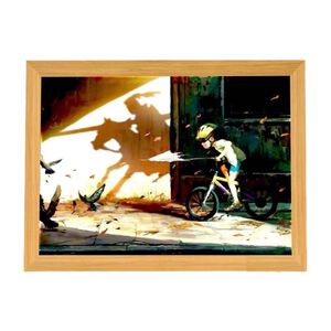 DIY creative photo frame light painting