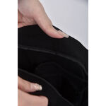 (S) 高腰寬鬆黑色長褲二手衣, , large