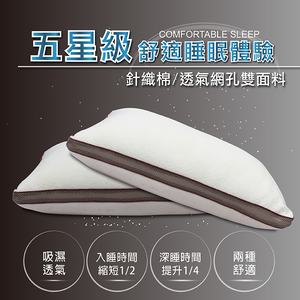【多利寶寢具】FITNESS_乳膠羽絲絨雙面枕(偏軟枕)(1顆)