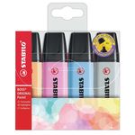 STABILO 德國 思筆樂 BOSS ORIGINAL Pastel 波士馬卡龍色經典螢光筆 4色組 /盒 ST70/4-4, , large