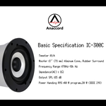 Anaccord 雅那歌音響 IC-300C 3吋懸浮式｜嵌入式天花喇叭 ｜單支｜家樂福線上, , large