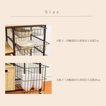 【Y HOUSE】Multi-function cart, kitchen cart, living room storage cart, shelf, side table, , large
