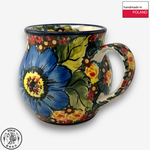 【SOLO Vintage】Cerraf Polish Pottery 350ml Mug Where Flowers Bloom Deeply Series Made in Poland, , large