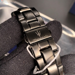 [星晴錶業]MASERATI手錶,44mm,R8853121008黑色錶面黑錶殼深黑色精鋼錶帶款, , large