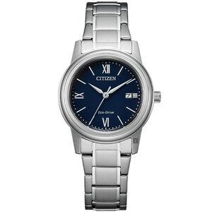 CITIZEN 星辰 光動能城市女錶-藍 FE1220-89L