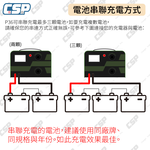 CSP P3608 36V8A Car Charger Old Car Repair 12V Lead-acid Battery Overload Protection Reverse Protection Battery Specific Gravity Recovery Locomotive Charging 24V 36V, , large