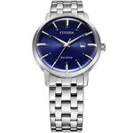 CITIZEN 星辰 光動能簡約手錶 BM7461-85L, , large
