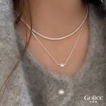 【Gulicc】古莉可 項鍊 銀河閃耀雙層珍珠項鍊, , large