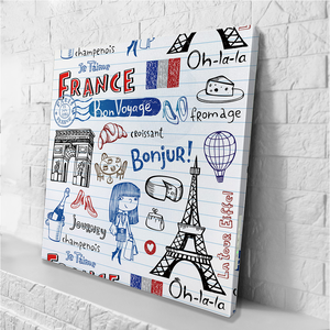 【日本 VisualSonic】藍牙畫布音箱 - France