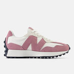 Kixpress-New Balance 女 休閒鞋 運動 經典 復古 B楦 NB 327 流行 穿搭 海鹽 梅紅 [WS327MB], , large