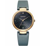 CITIZEN 星辰 L系列光動能海浪女錶 EM0853-14H, , large
