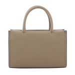 TORY BURCH Ella 圓形標誌牛皮迷你二用托特包/陶灰色, , large