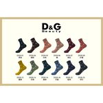 【D&G】D&G羊毛點點襪<灰橘>D550 中筒襪 長襪, 灰橘,22-25CM, large
