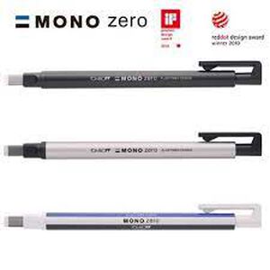 TOMBOW 蜻蜓 MONO zero 專業細字製圖橡皮擦EH-KUS (方型/角型)*黑