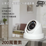 昌運監視器 200萬 1.8mm 全景式同軸音頻半球紅外線攝影機 內建麥克風 紅外線25M, , large
