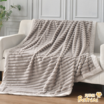 【Betrise貝翠絲】棉花糖仿兔毛絨北極絨毯(單人3X5尺), , large