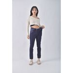 (3XL) louis vuitton丹寧牛仔質感花紋藍色長褲二手衣, , large