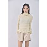(S) liz lisa高領杏色長袖上衣二手衣, , large