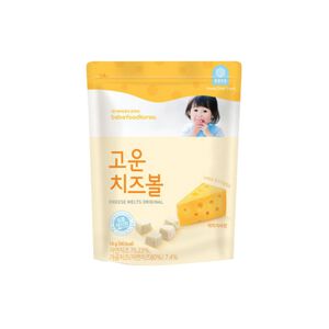 【韓國 BEBEFOOD】寶寶福德 起司優格豆-起司原味 (12個月以上適用)