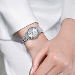 CITIZEN 星辰 光動能簡約女錶-銀 EW2318-73A, , large