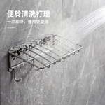 【上手家居】不鏽鋼掛勾肥皂架-銀色(肥皂瀝水架/肥皂盒/浴室肥皂架/香皂盒), , large