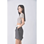 (2XL) 【董仔私服】dazy高腰灰色短褲二手衣, , large