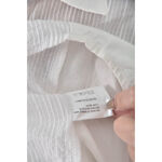 (L) the wave質感素面白色長袖上衣二手衣, , large