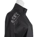 Asics 女 外套 風衣 運動 休閒 跑步 輕量 抗UV 防曬 亞瑟士 黑 [2012C344-001], , large
