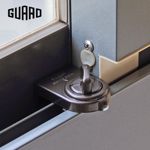 【日本GUARD】兒童安全 鋁窗鎖 小安全鈕型【二色可選】