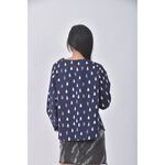 (M) bluedeer質感棉質小樹藍色長袖上衣二手衣, , large