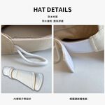 【A&R】夏季 UPF50+亮眼雙面速乾空頂遮陽防曬帽 米+棕, , large