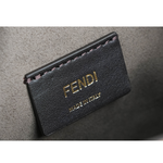 FENDI MON TRESOR 刺繡帆布及皮革二用迷你水桶包/紫粉/藍色, , large